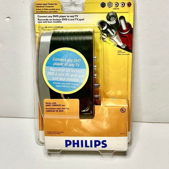 Philips Universal DVD Connection Kit S-video Input - Works With Game Consoles - Picture 1 of 5